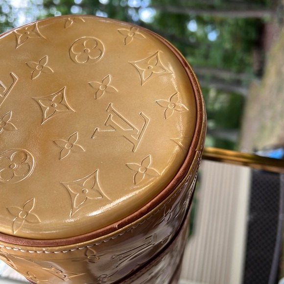 Louis Vuitton LV Vernis Yellow Papillion Barrel Bag with COA - Picture 9 of 17